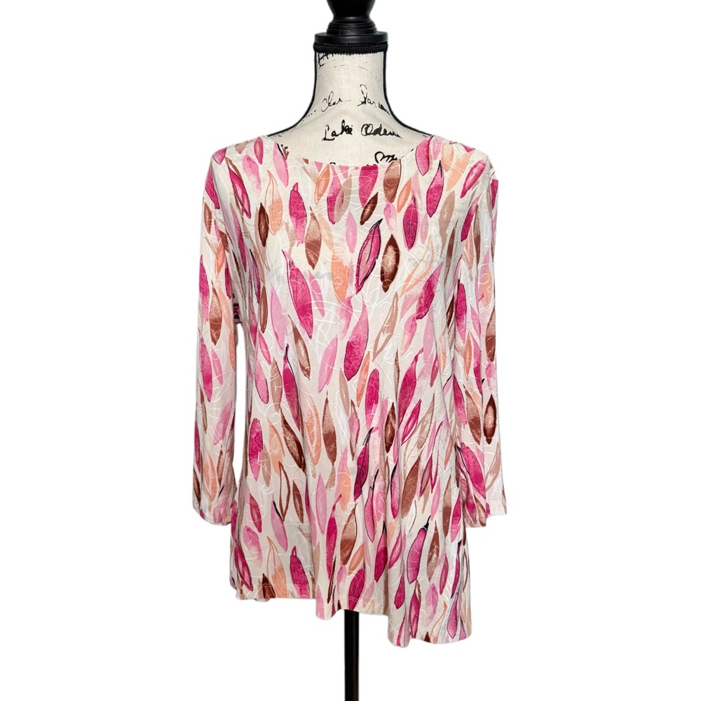 JM Collection Falling Leaves Top